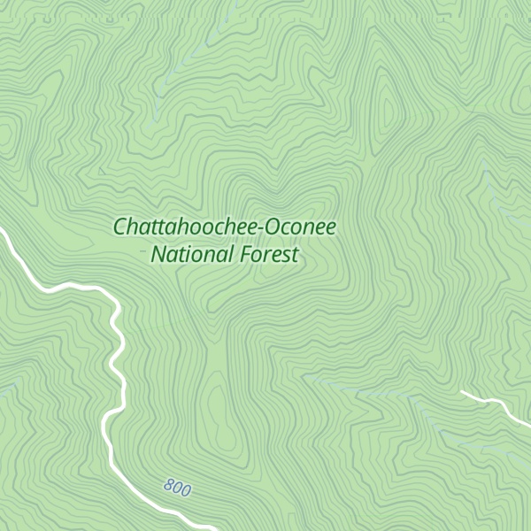 Map of Columbia Mountain