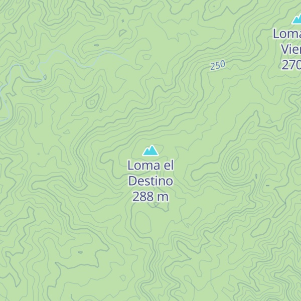 Map of Loma el Destino