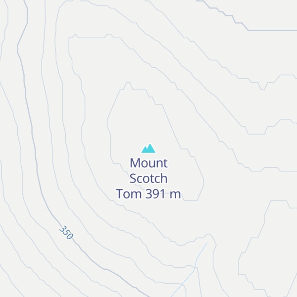 Map of Mount Scotch Tom