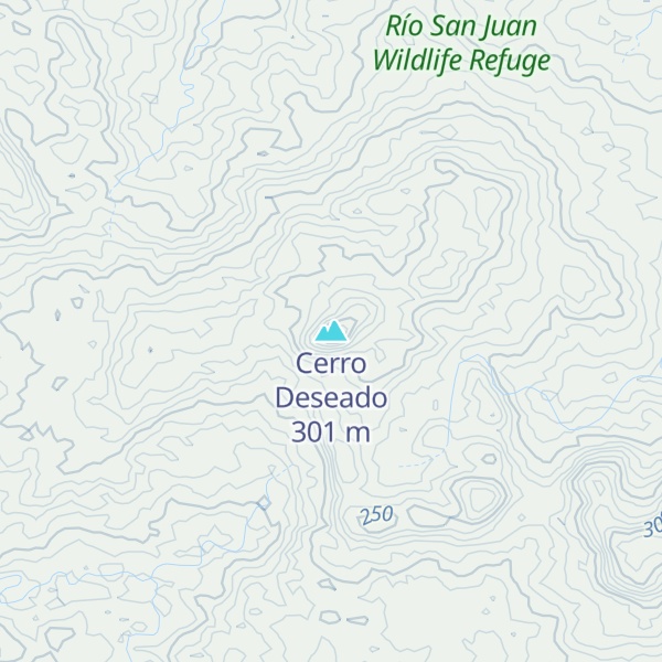 Map of Cerro Deseado