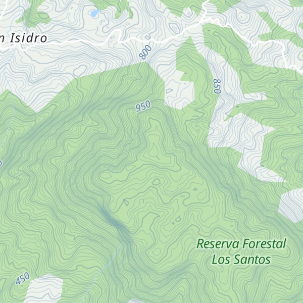Map of Cerros Savegre