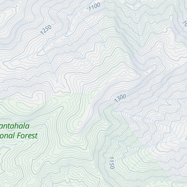 Map of Bee Knobs
