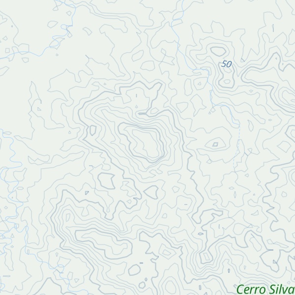 Map of Montaña El Diamante