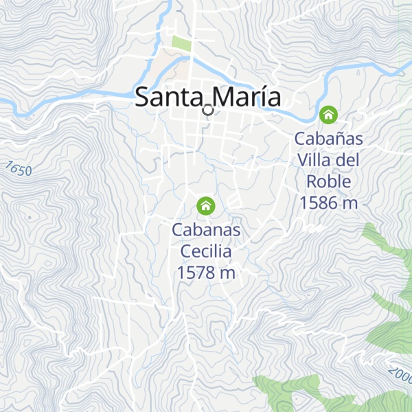 Map of Cabanas Cecilia