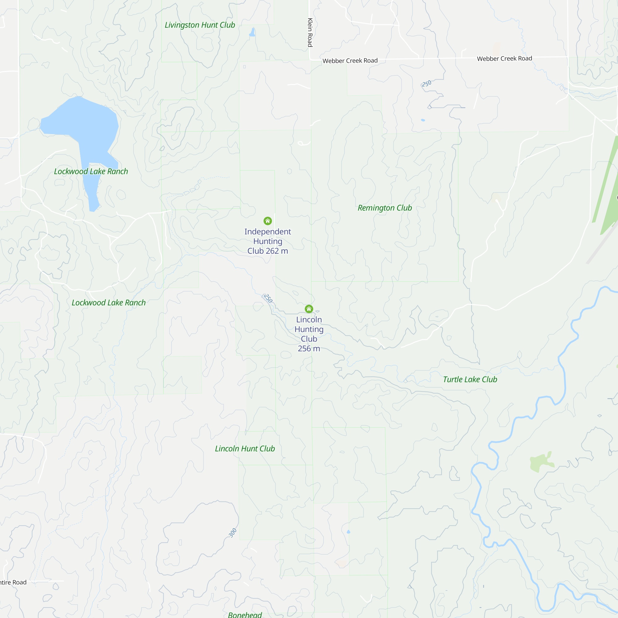 Lincoln Hunting Club map
