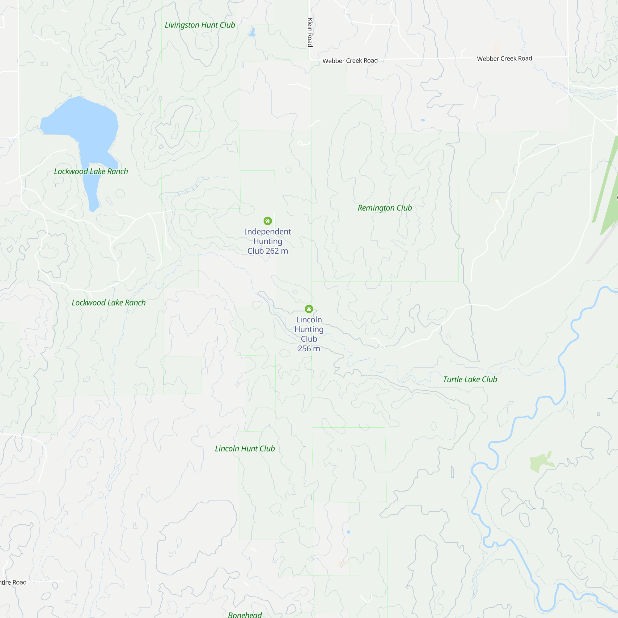 Lincoln Hunting Club map