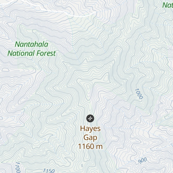 Map of Hanging Dog Mountain
