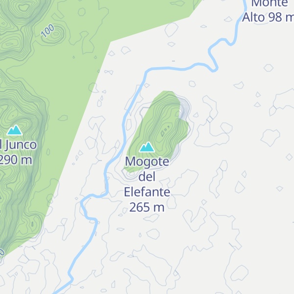 Map of Mogote del Elefante