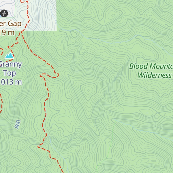 Map of Buck Knob