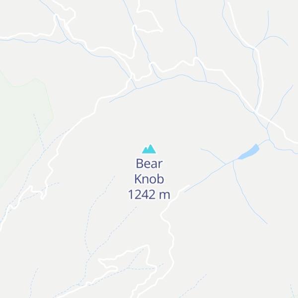 Map of Bear Knob
