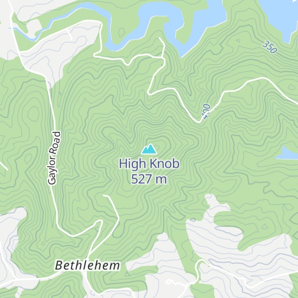 Map of High Knob