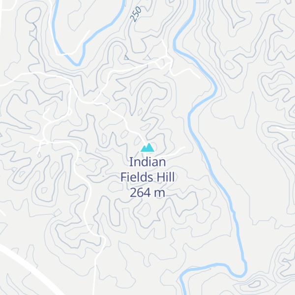 Map of Indian Fields Hill