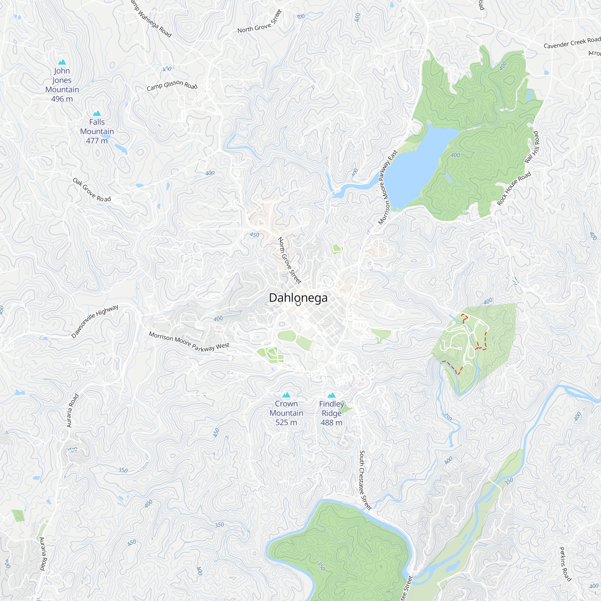 Lumpkin County Visitors Center map