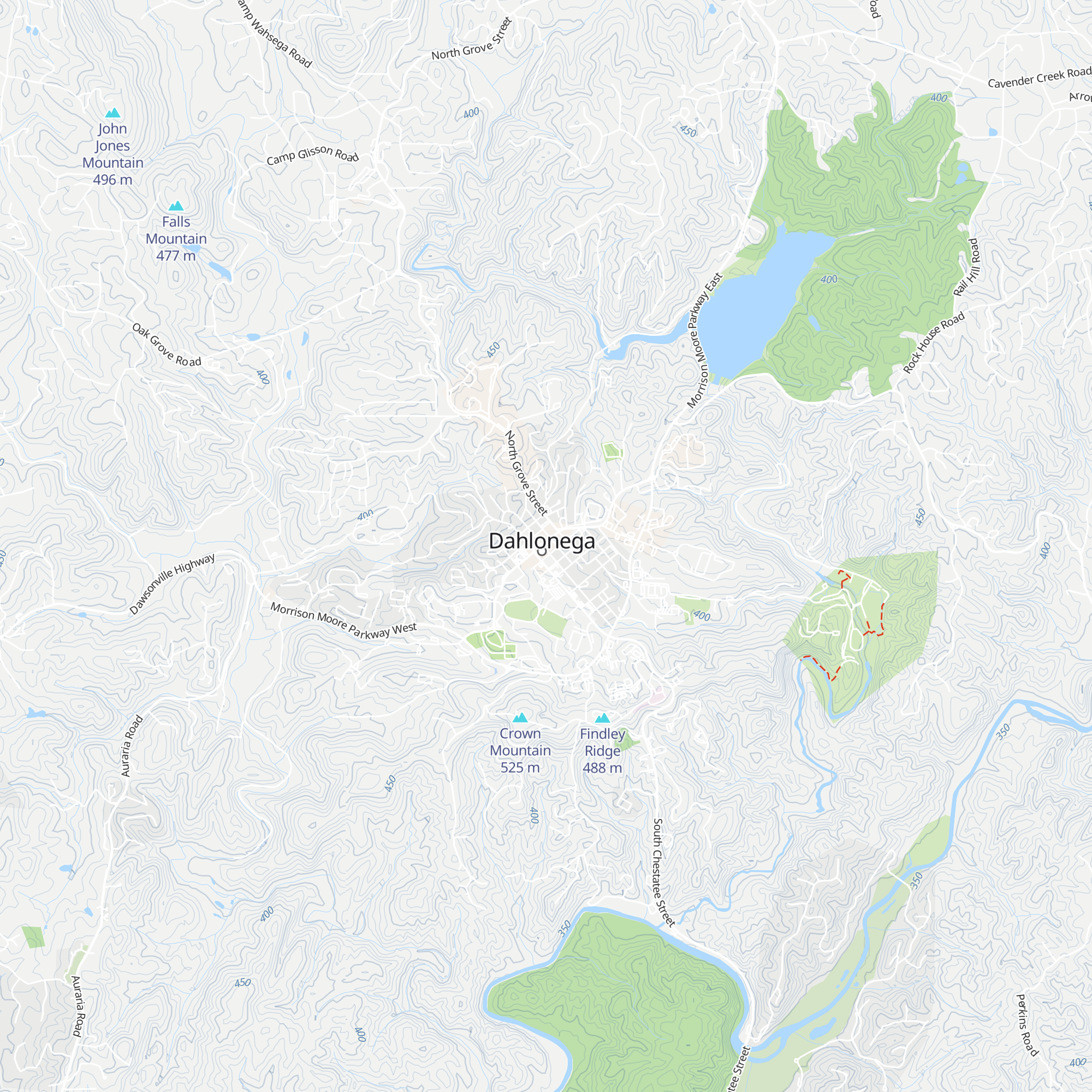 Lumpkin County Visitors Center map
