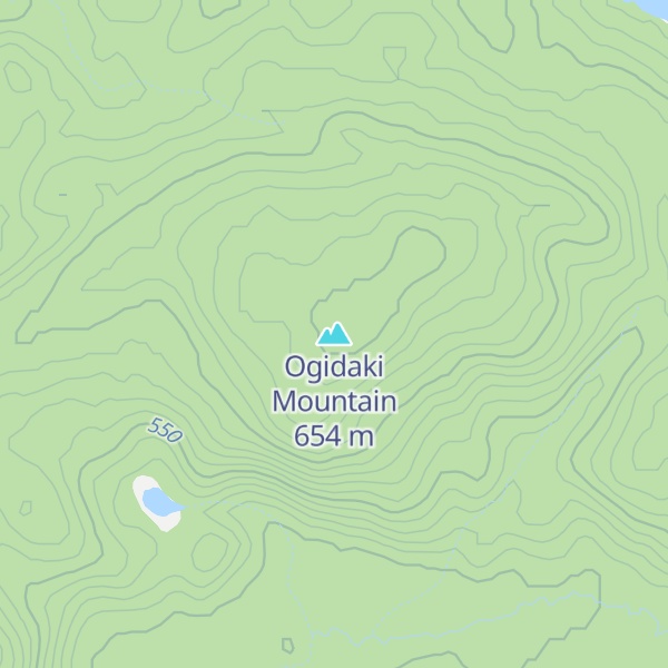 Map of Ogidaki Mountain