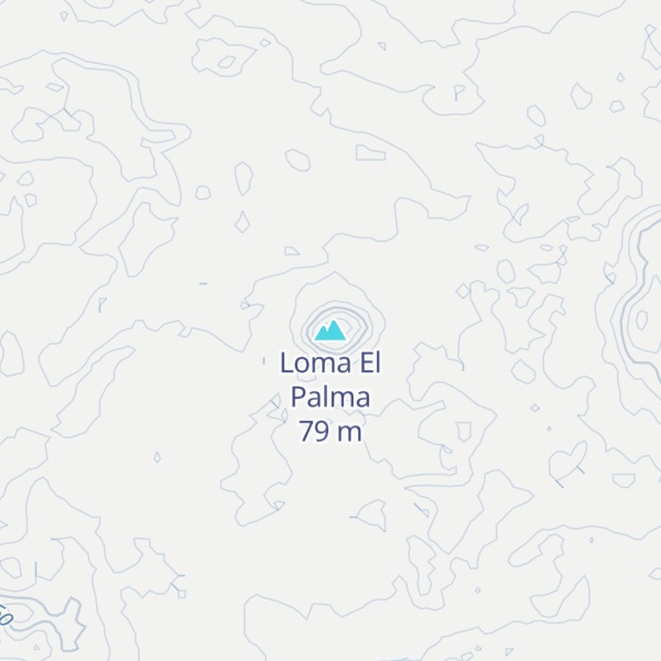 Map of Loma El Palma