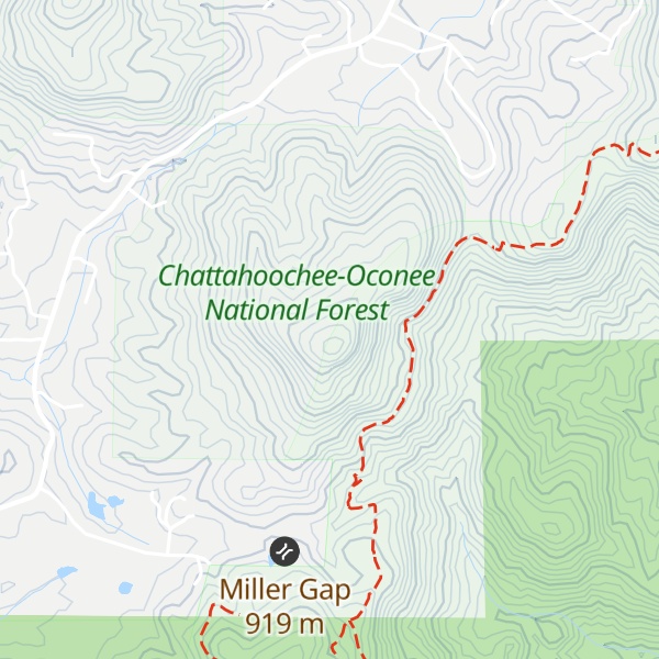Map of Baker Mountain