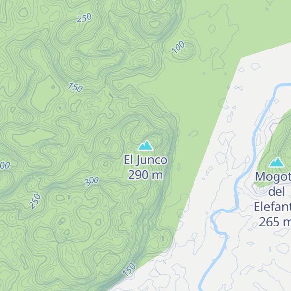 Map of El Junco