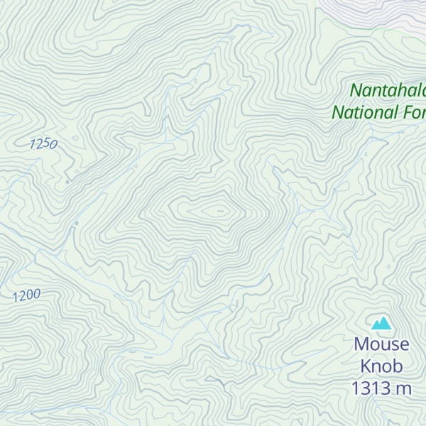Map of Big Knob