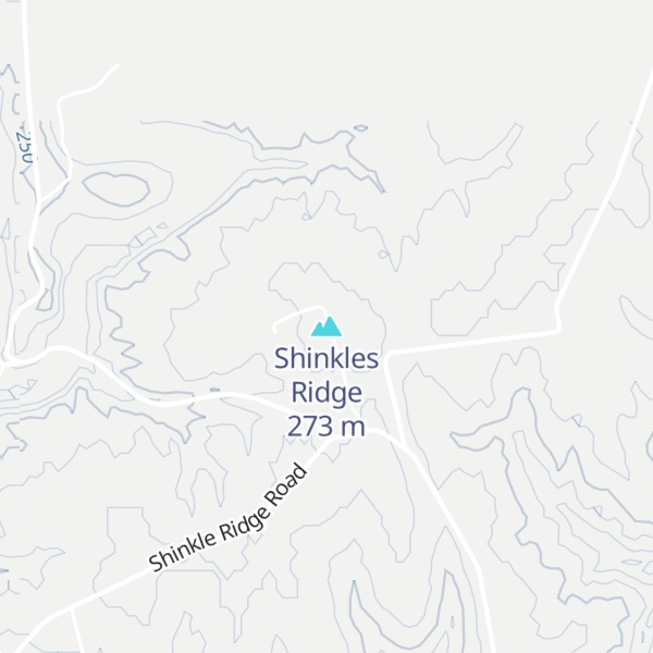 Map of Shinkles Ridge