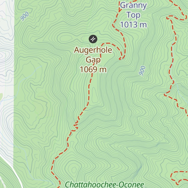 Map of Big Cedar Mountain