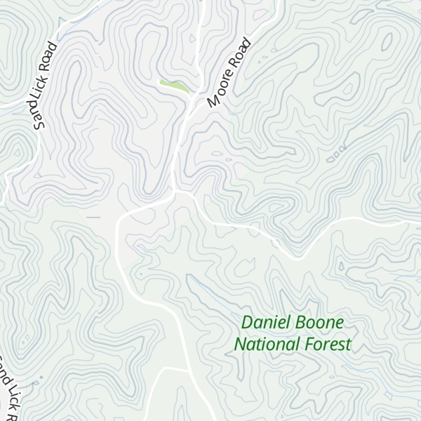 Map of Brushy Ridge