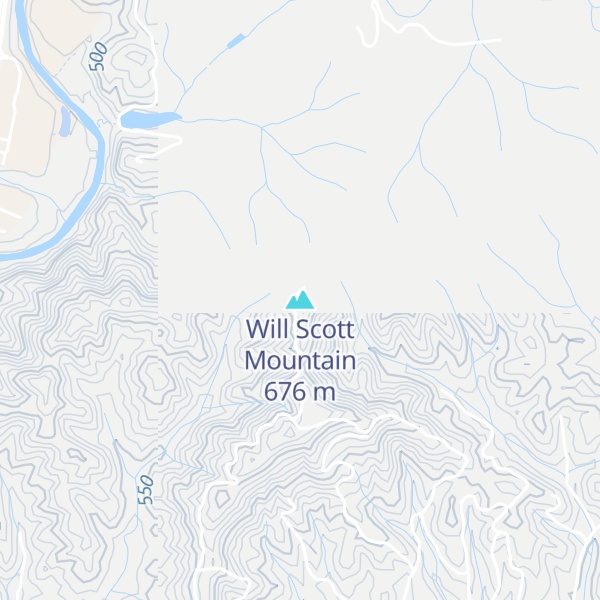 Map of Will Scott Mountain