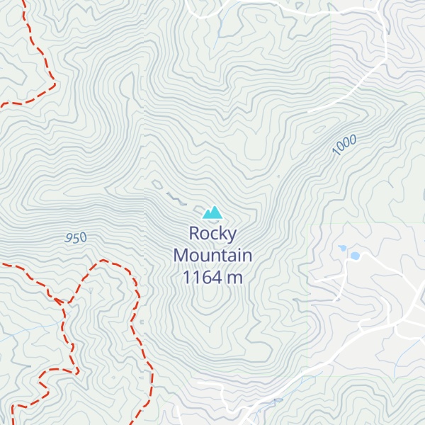 Map of Rocky Mountain