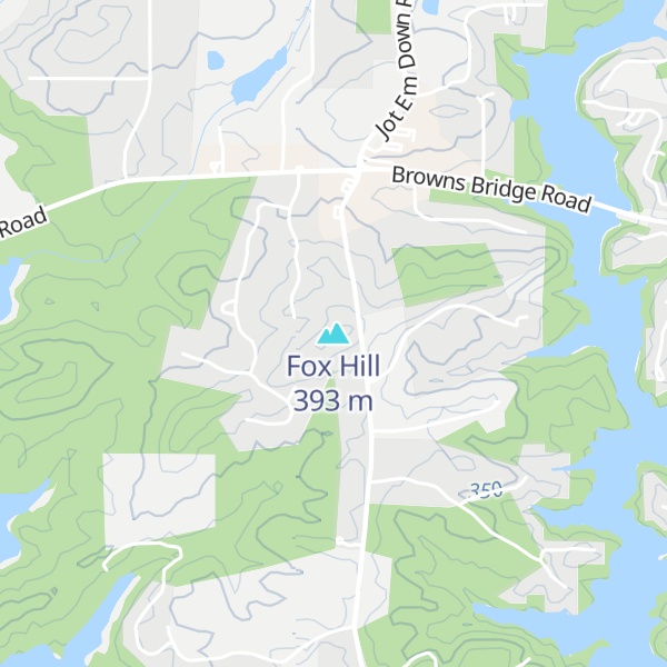 Map of Fox Hill