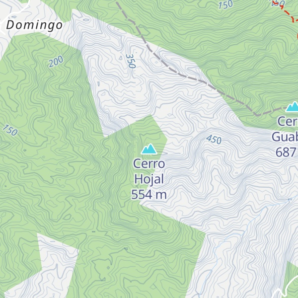 Map of Cerro Hojal