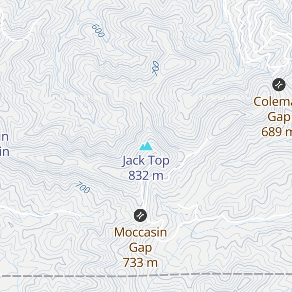 Map of Jack Top