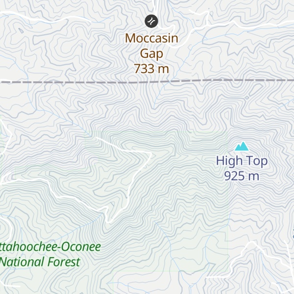 Map of Rocky Top