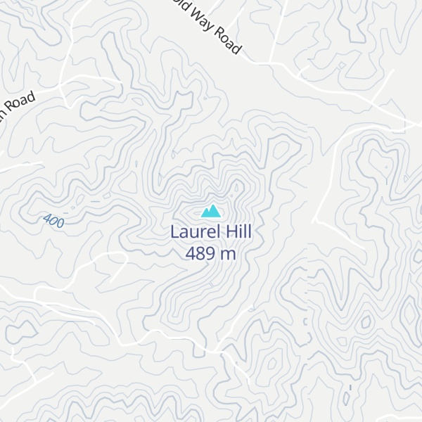 Map of Laurel Hill