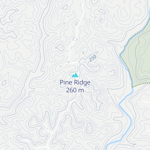 Map of Pine Ridge