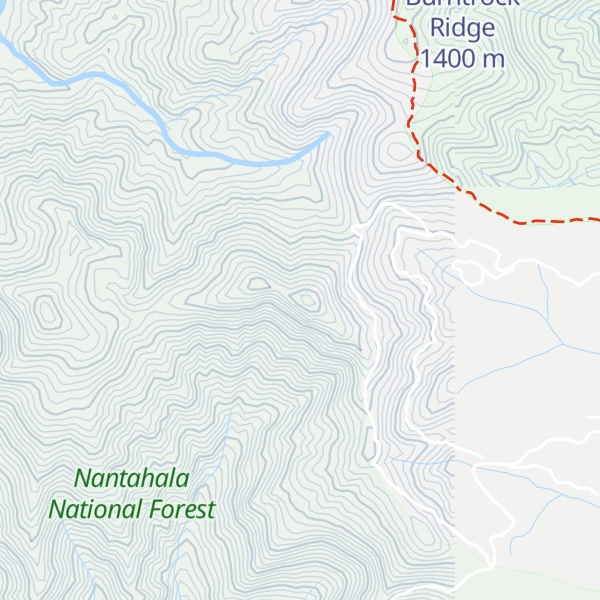 Map of McDaniel Bald