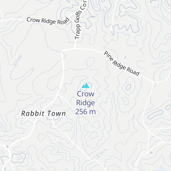 Map of Crow Ridge