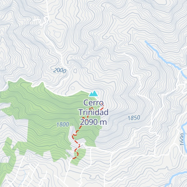 Map of Cerro Trinidad