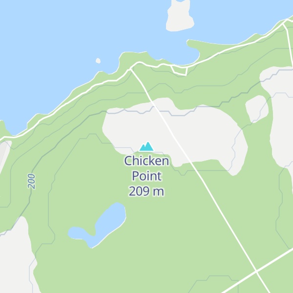 Map of Chicken Point