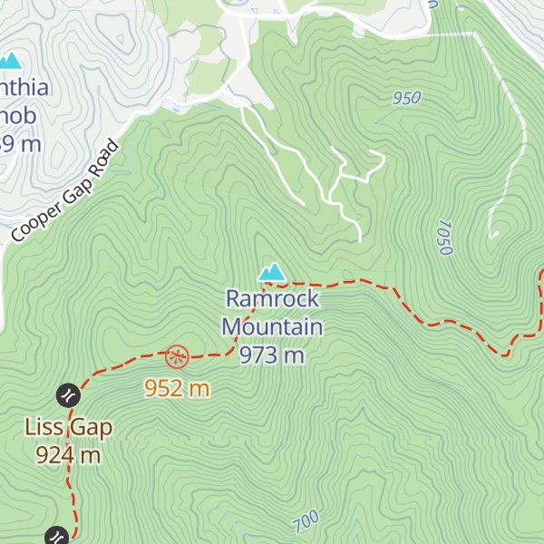 Map of Ramrock Mountain