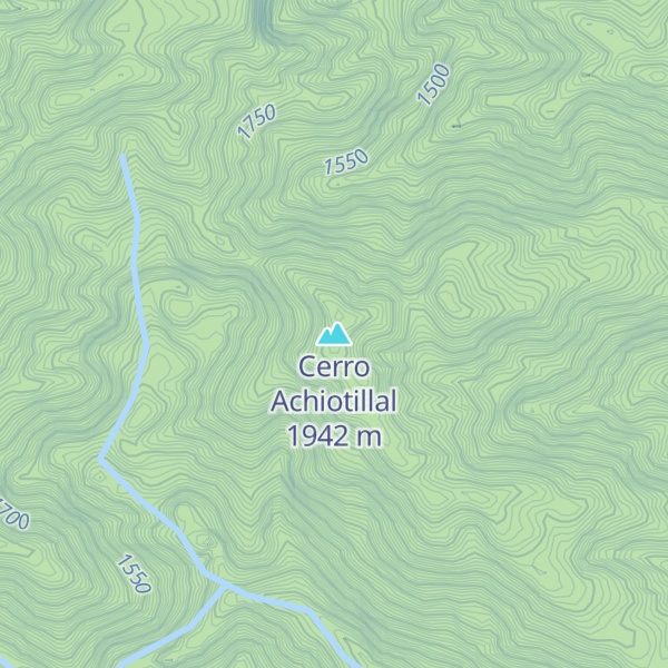 Map of Cerro Achiotillal