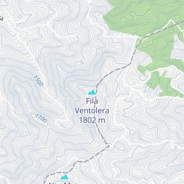 Map of Fila Ventolera