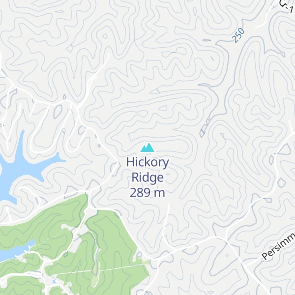 Map of Hickory Ridge