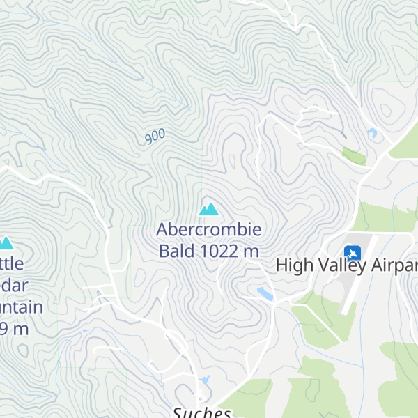 Map of Abercrombie Bald