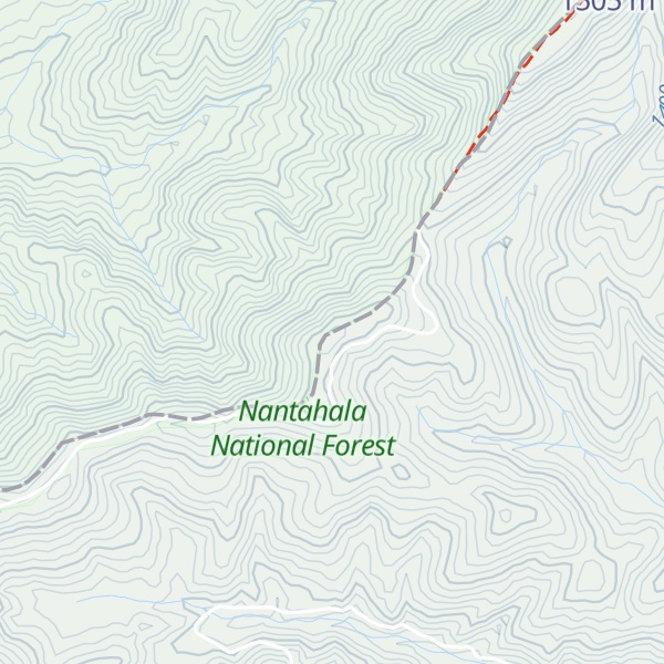 Map of Strawberry Knob