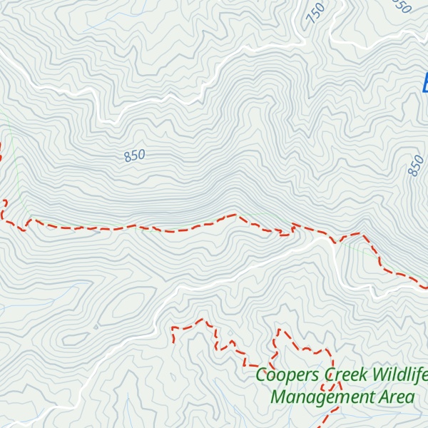 Map of Buck Knob