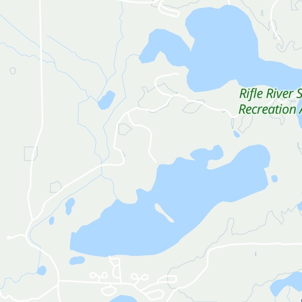 Map of Devoe Lake Cabin