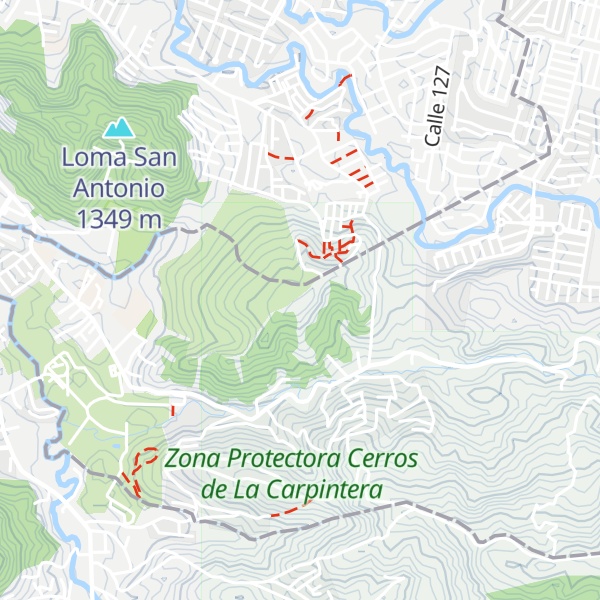 Map of Cerro Asilo