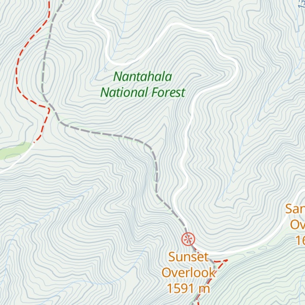 Map of Haw Knob