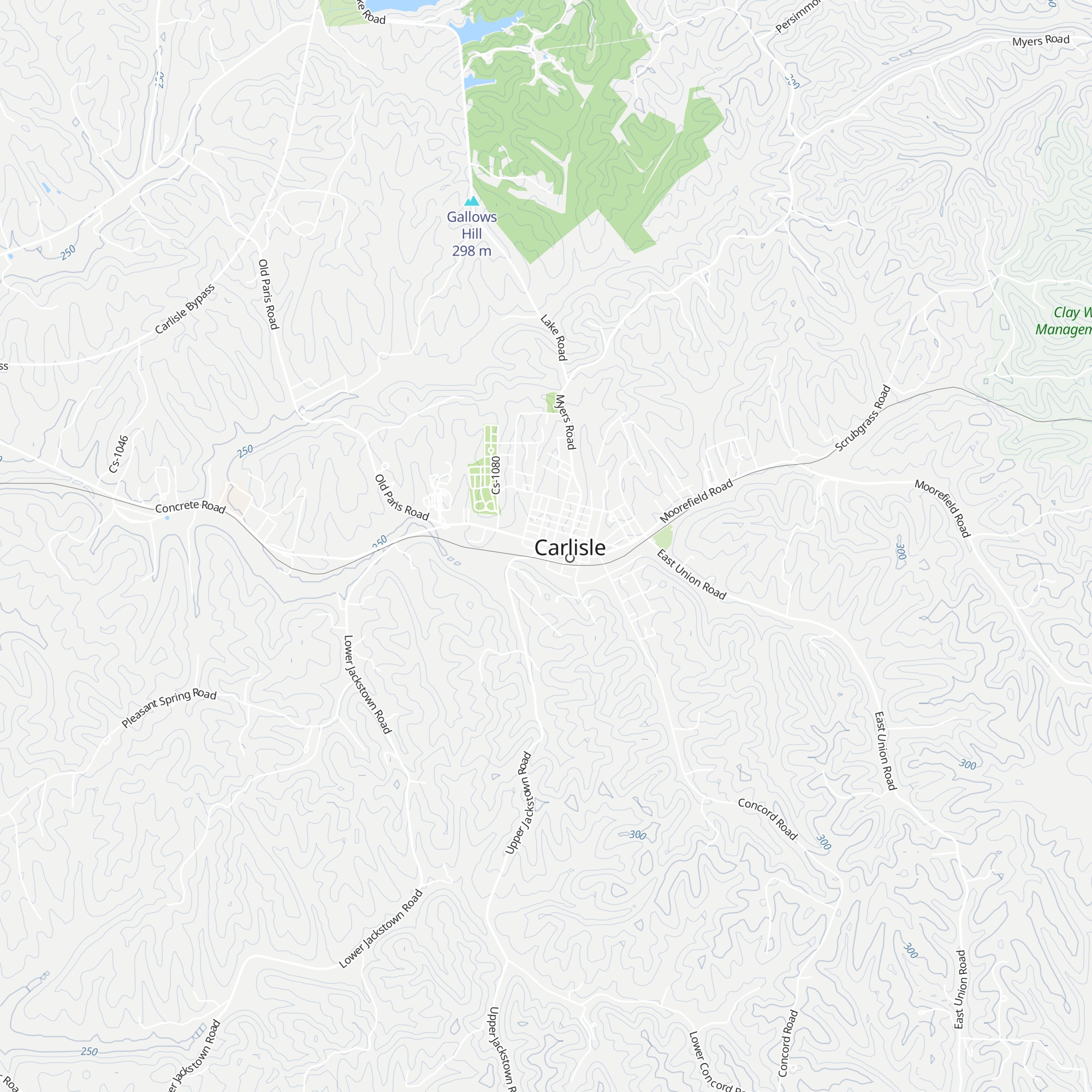 Neal Welcome Center map