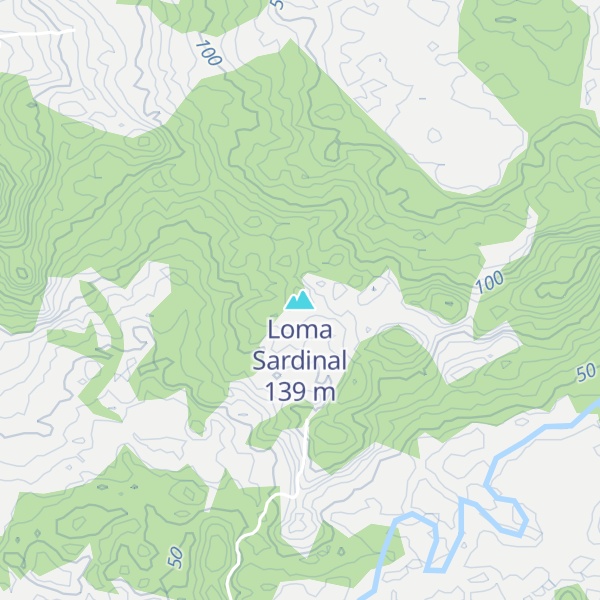 Map of Loma Sardinal